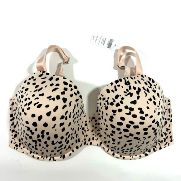 New Soma Vanishing 360 Perfect Coverage Bra Abstact Spots Porcelain - Picture 1 of 4